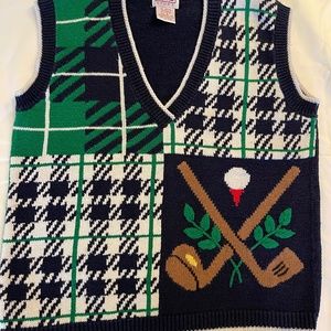 Vintage Knit Golf Vest ~ Ladies